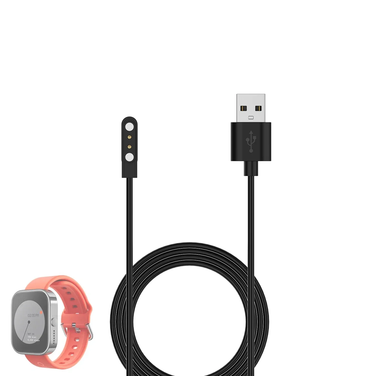 Fast Dock Charger Adapter For Nothing CMF Watch Pro D395 Sport Smartwatch USB Charging Cable Power Charge Wire