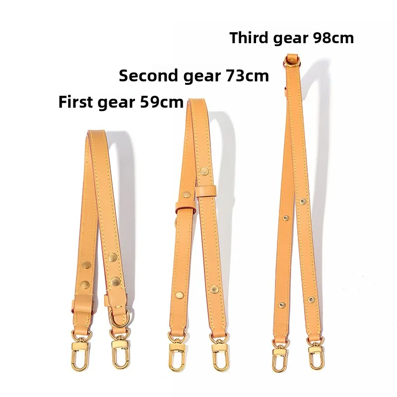 Genuine Leather Bag adjustable Strap For LV BOULOGNE Bags Shoulder Crossbody Straps Replacement Adjustable Bag Accessories