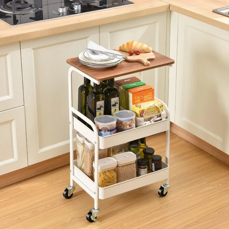 

Folding Trolley Auxiliary Cart Spa Organizer Coffee Bar Organization Furniture Storage Mueble Auxiliar Cocina Organize Wheels