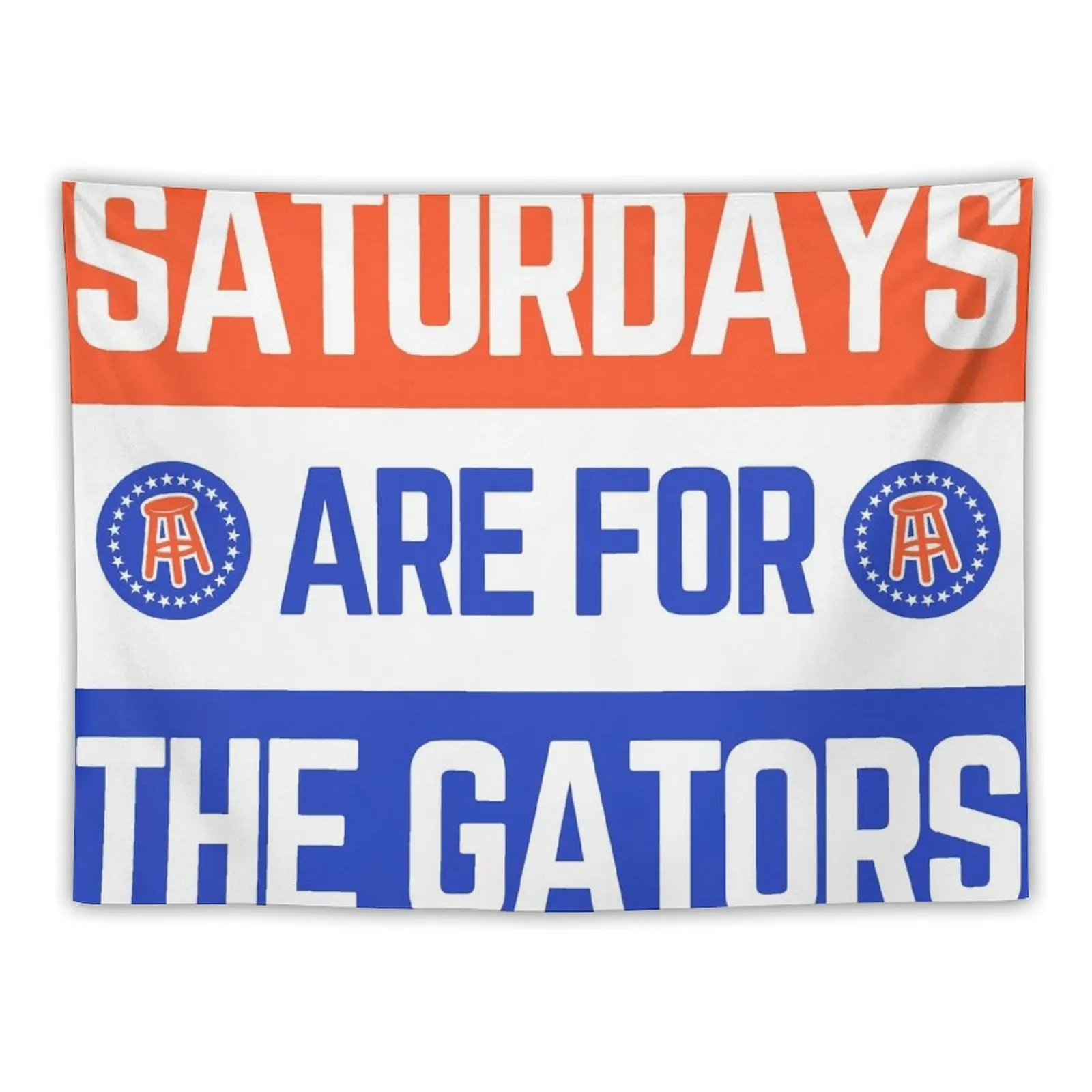 Saturdays are for the Gators Tapestry Decoration Aesthetic Room Decoration Accessories Wall Decor Hanging Tapestry