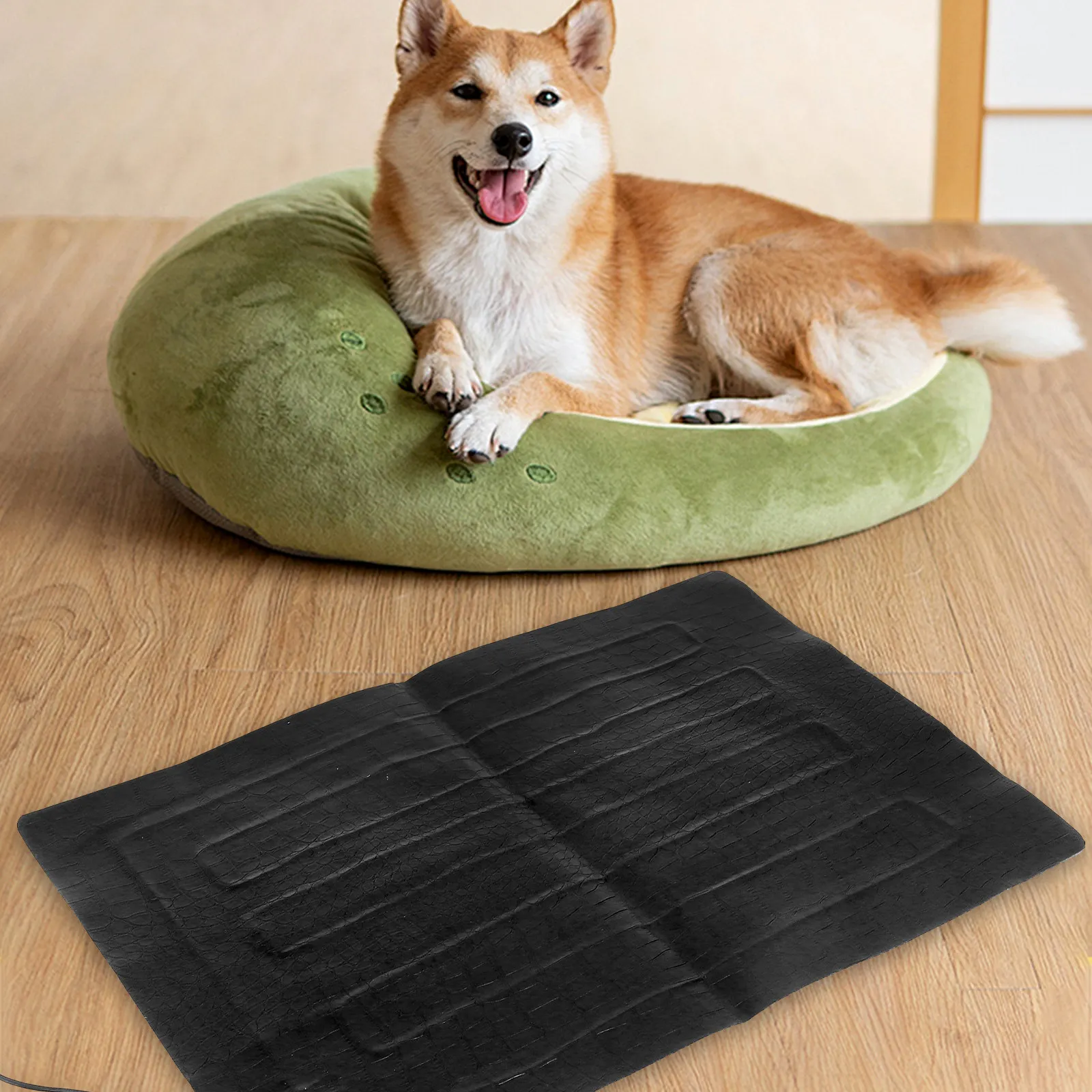 USB Rechargeable Carbon Fiber Pet Heating Pad 3 Adjustable Heat Levels Waterproof Safe Design Portable Warming Mat for Lizards