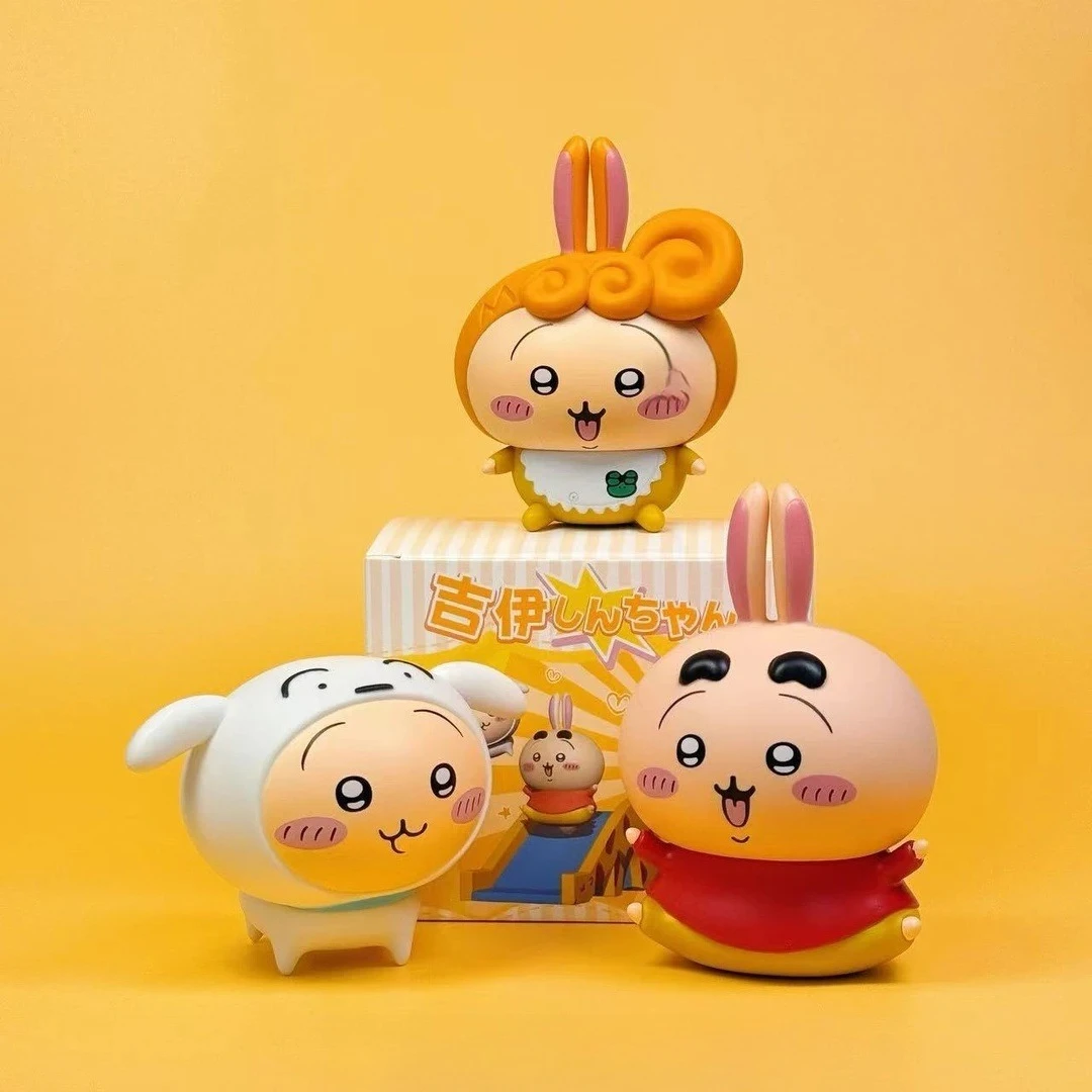 

Kawaii Chiikawa Plush Doll Set Cute Anime Cartoon Stuffed Toy Soft Figurine Collectible Desktop Decoration Ornament Gift