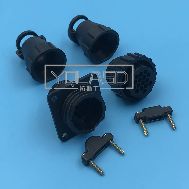 16 Pin Diagnostic Plug AC Assembly 182916-1 206036-1 182642-1 206037-1 206070-8 Car Aviation Socket And Tail Clamp For SMEMA