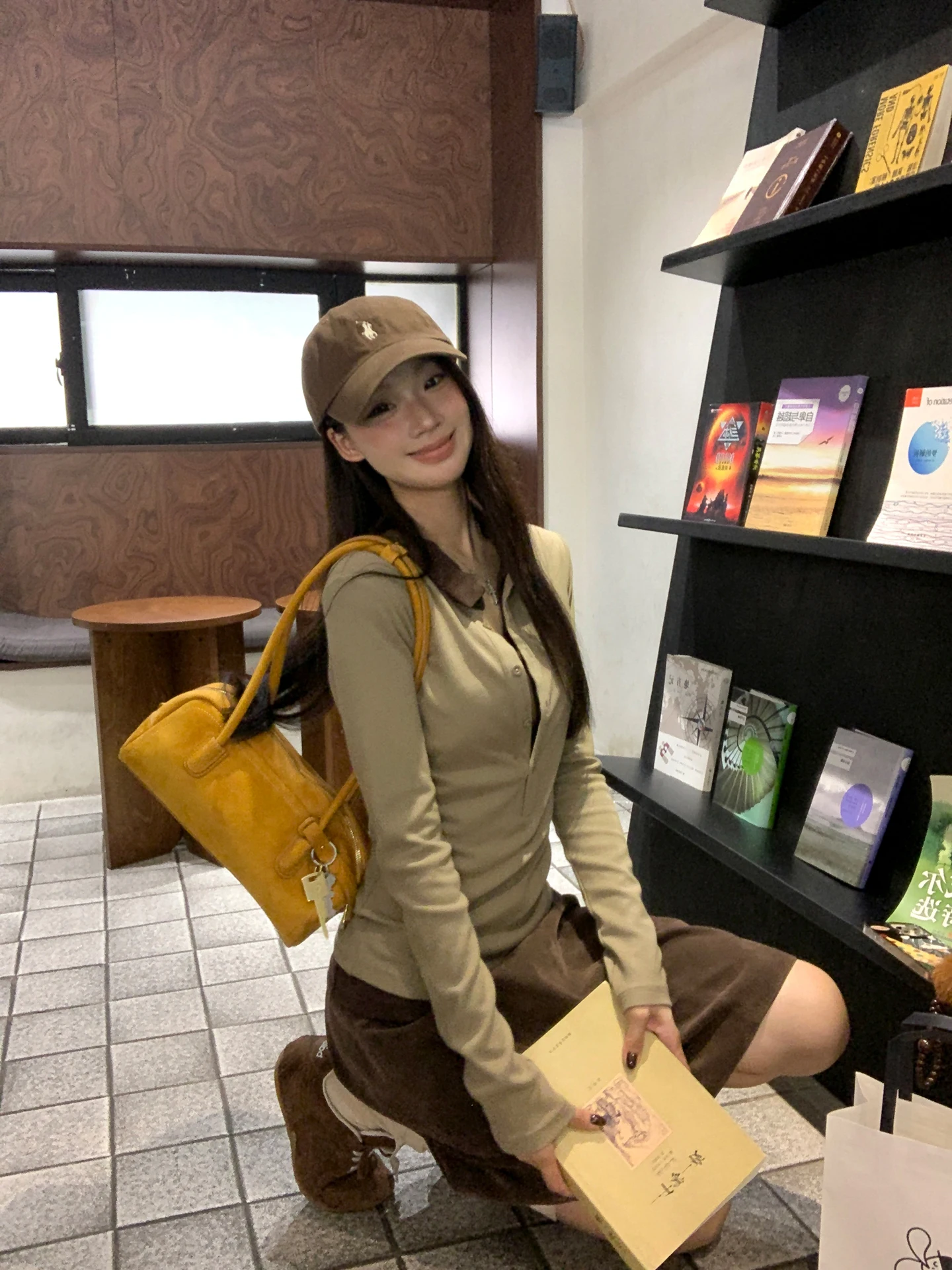 

Sli Slim Fit Long Sve Base irt Women's Faionable Beautiful Inner Wear T-irt Fake Two-Piece Winter Cotton Blend