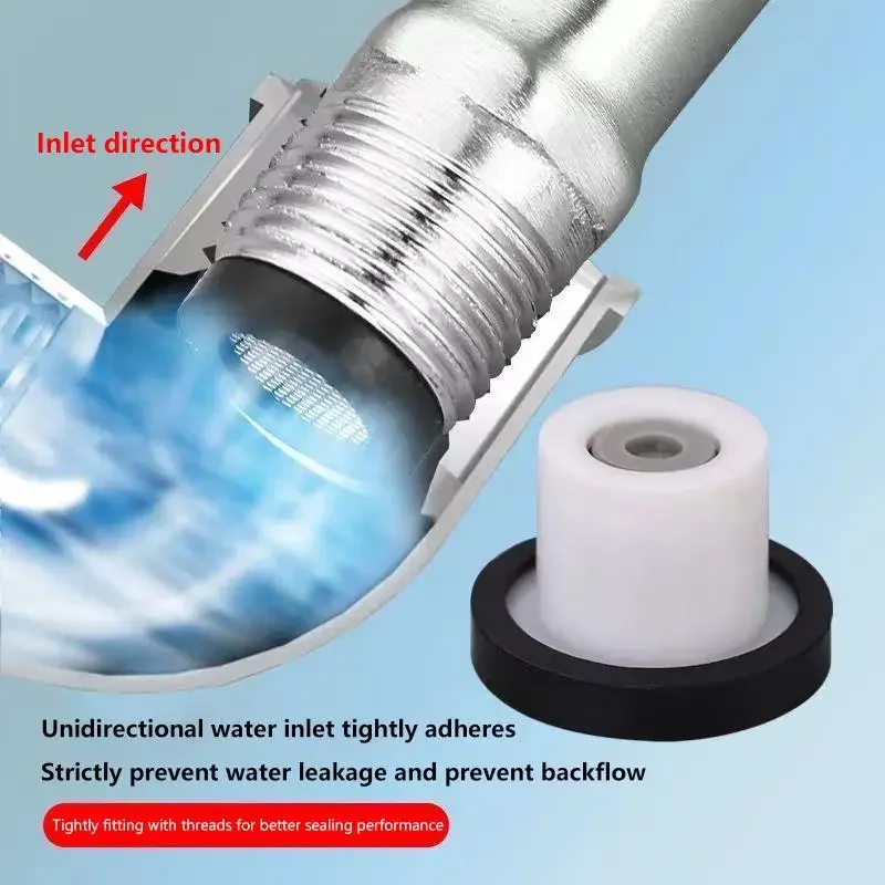 Valve Anti-eau pour systèmes de douche, 10 pièces, prévention du reflux, pour débit d'eau fiable, joint d'étanchéité Anti-eau