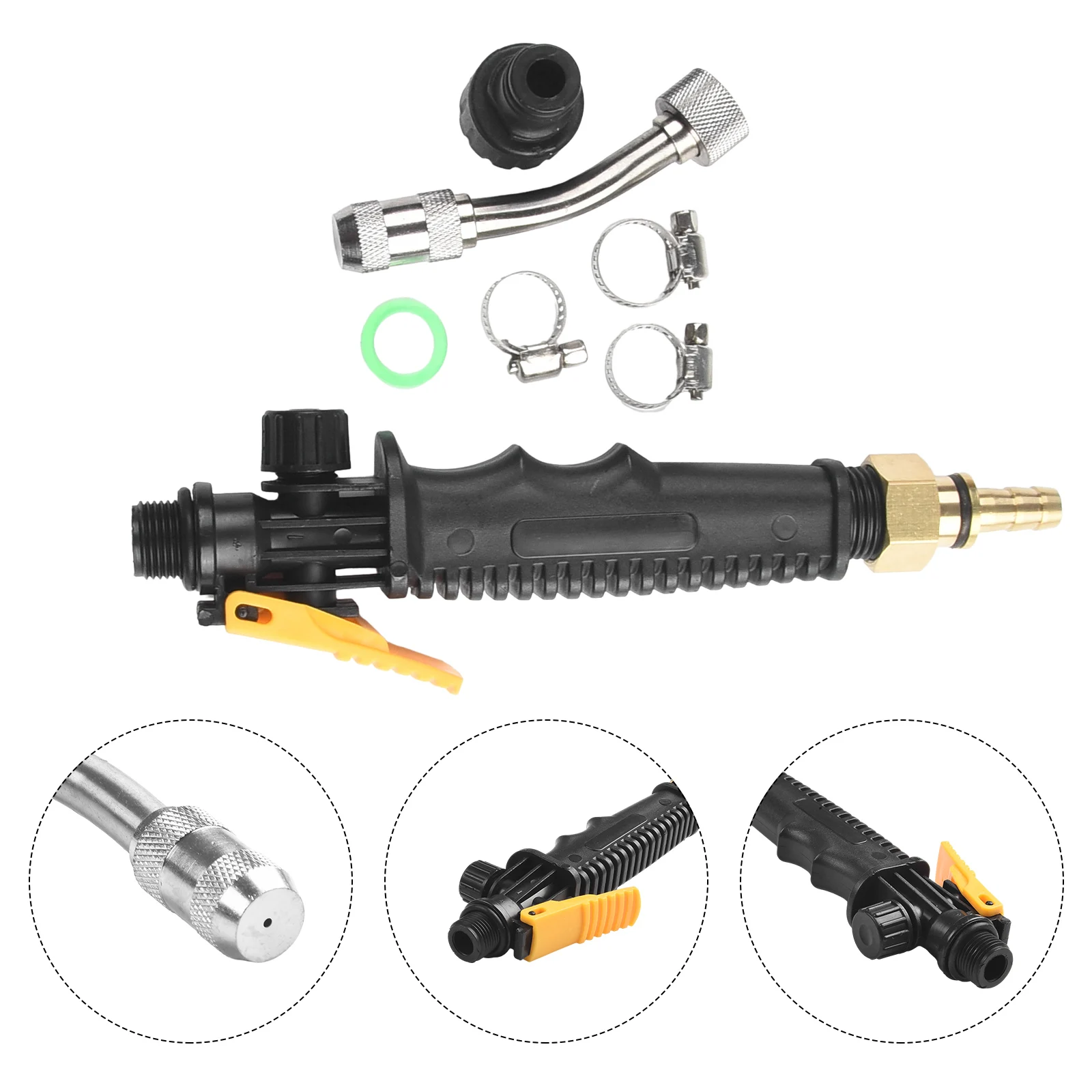 High Quality Practical Brand New Pressure Washer Sprayer Reliable Sprayer Wand With Buckle 3/8\