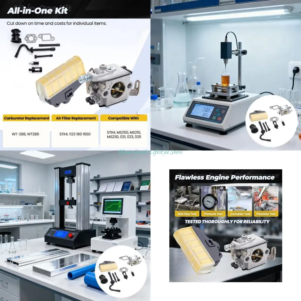 

Набор карбюраторов E74E для бензопилы MS230 включает выпускное отверстие для угольного масла и комплект воздушного фильтра