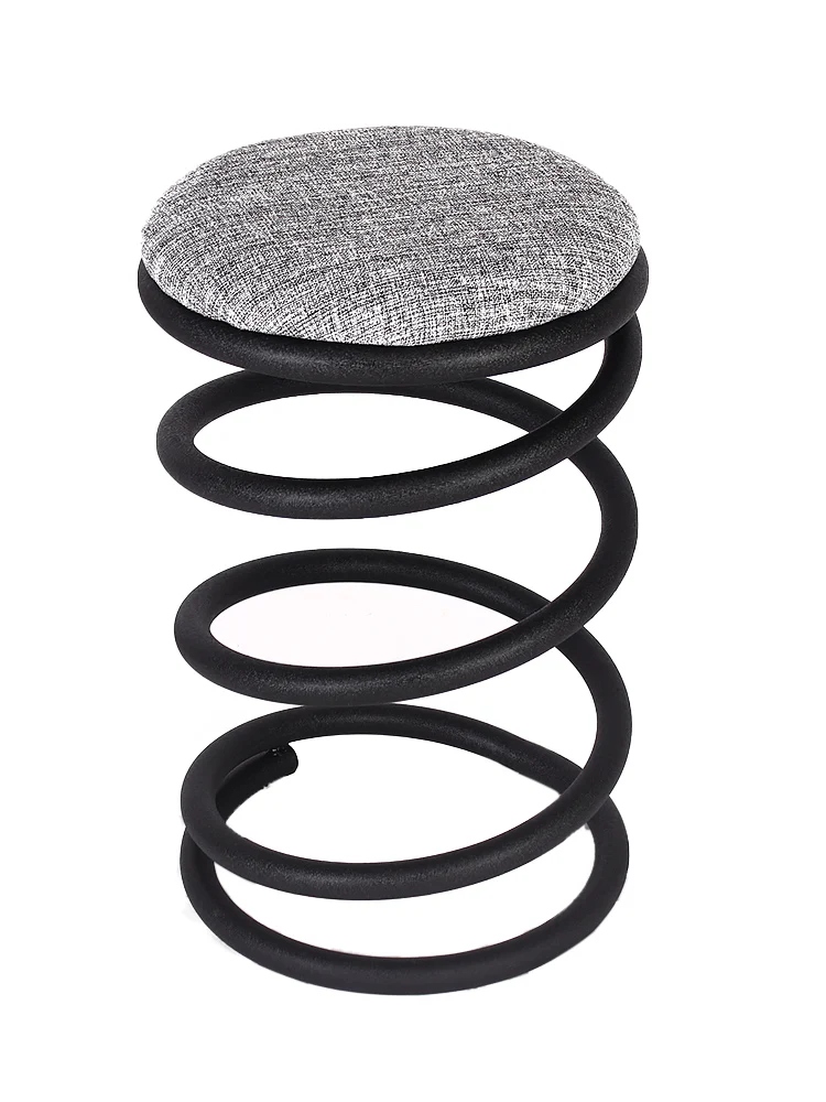 Fashion Home Modern Wrought Iron American Spring Stool