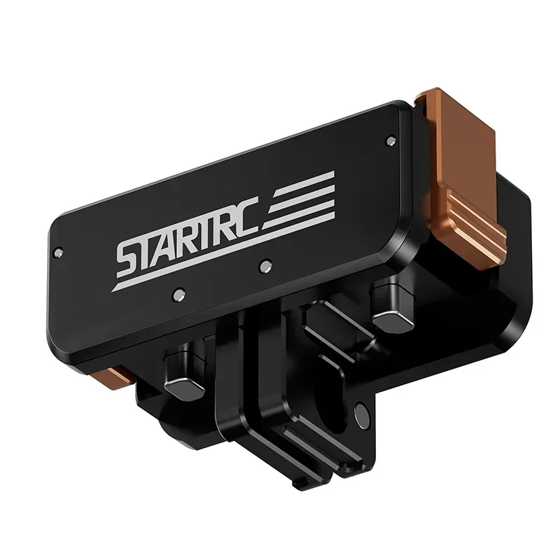 قاعدة محول مغناطيسي معدني من Powerwin، دعامة توسيع سريعة التركيب قابلة للطي لملحقات كاميرا DJI Action 5 Pro/4 3