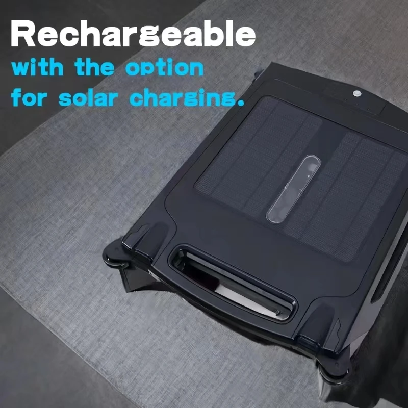 Solar Powered Robotic Pool Surface Skimmer Cleaner App Control Dual Charging Automatic Pool Vacuum Tool & Accessory