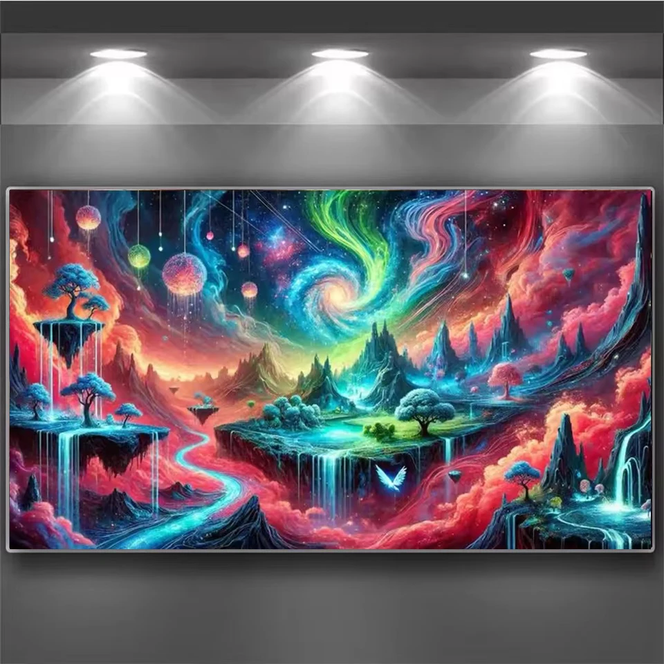 

Fantasy Wonderland Landscape Diy 5D Diamond Painting Full Drill Diamond Mosaic Cosmic Embroidery Large Size Home Decor Art