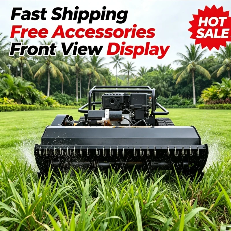 Customized Gas/Diesel  Zero Turn Lawn Mower Grass Cutting Machine For Rural Villa Lawn Agricultural Steep