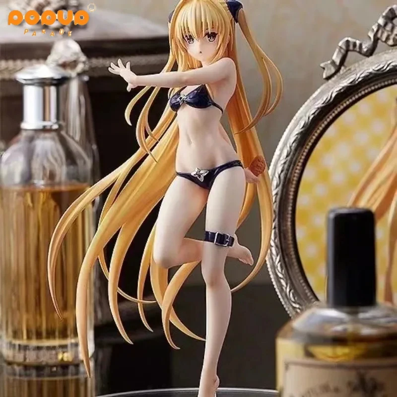 GSC POPUP Original Genuine To Love Ru Darkness Konjiki no Yami Golden Darkness Swimsuit 18.5cm PVC Action Figure Model Toys Gift