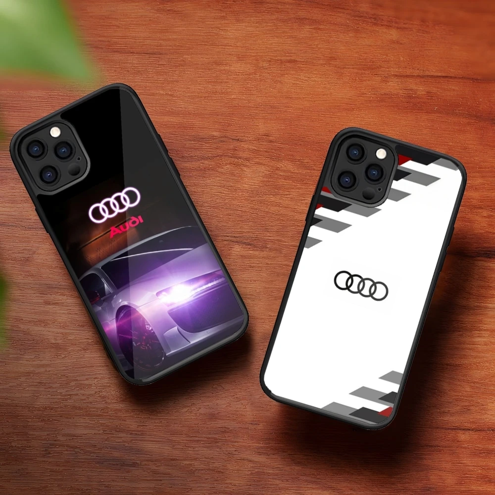 A-Audi RS Sportwagen Handyhülle für iPhone 17 Air 16 15 14 13 Pro Max 12 11 Mini Plus Schutzhülle PC+TPU Cover