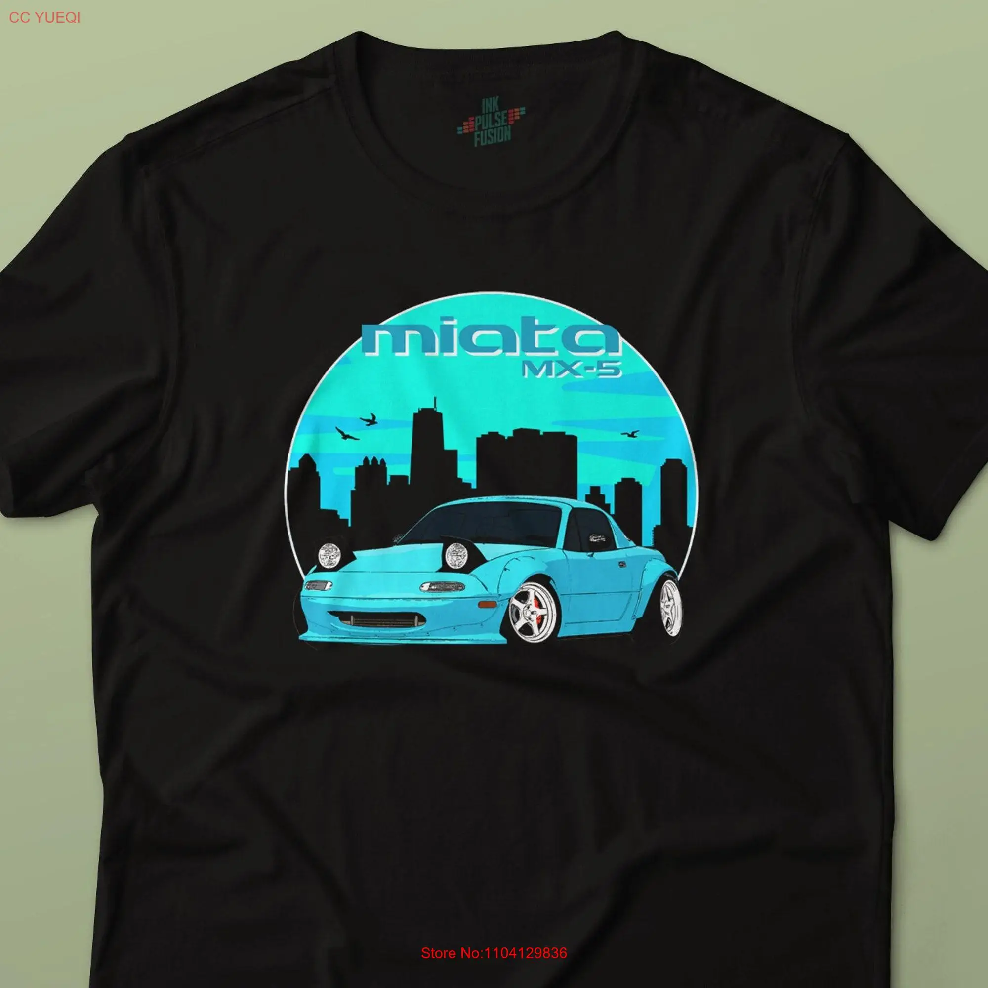 1994 MX 5 Miata Roadster Classic Sports Car Art Novelty T Shirt long or short sleeves