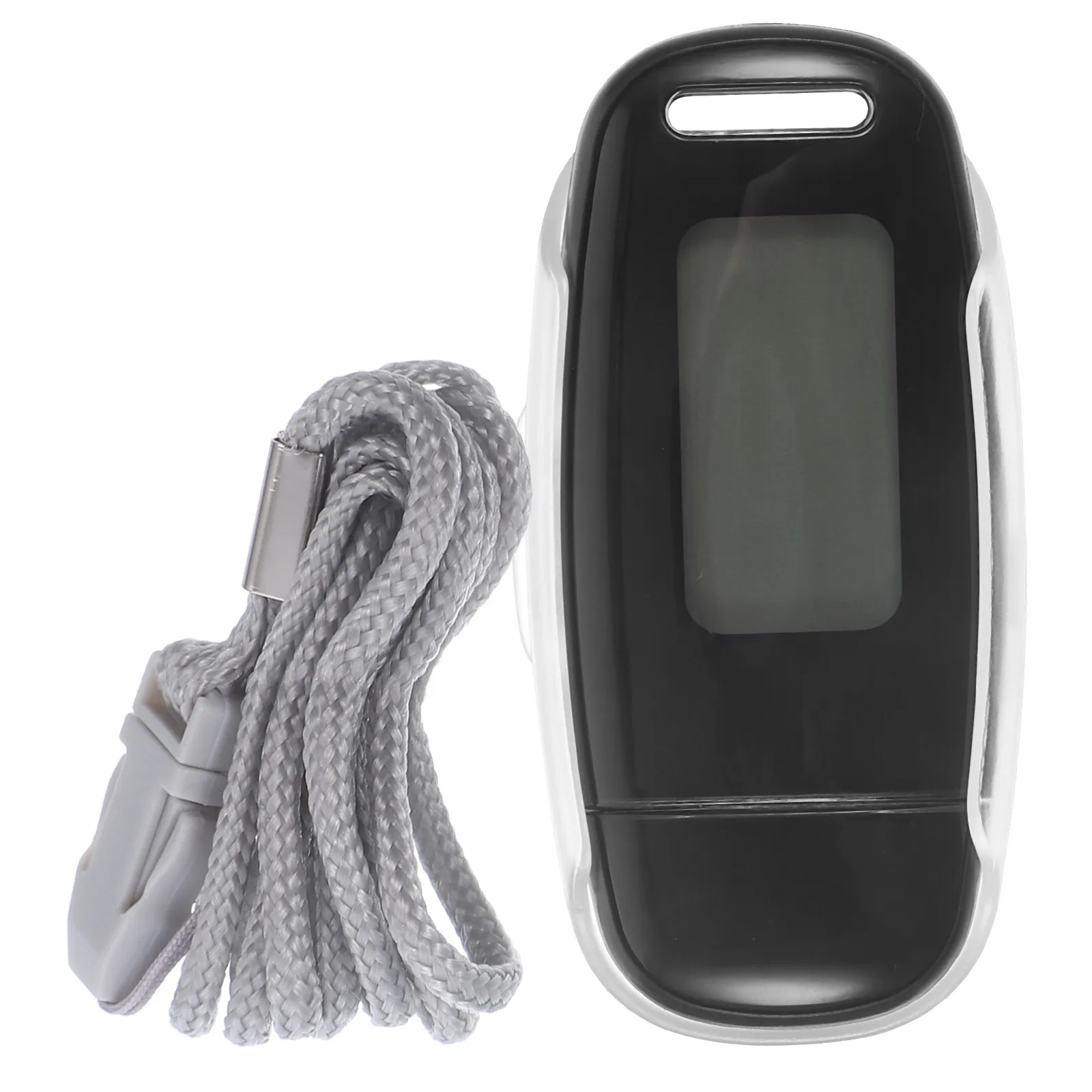 3D Pedometer Black USB Rechargeable Walking Counter Outdoor Fitness Large Display Mini Professional Portable
