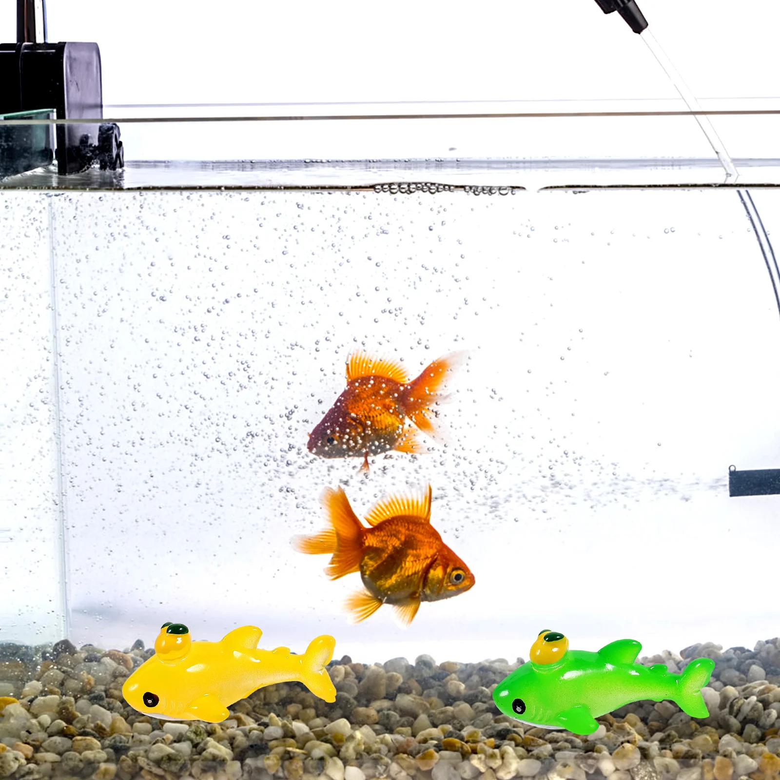 

4Pcs Resin Mini Marine Animal Sculptures Cute Whale Statue Set Small Detailed Decorations for Fish Tank Garden Home