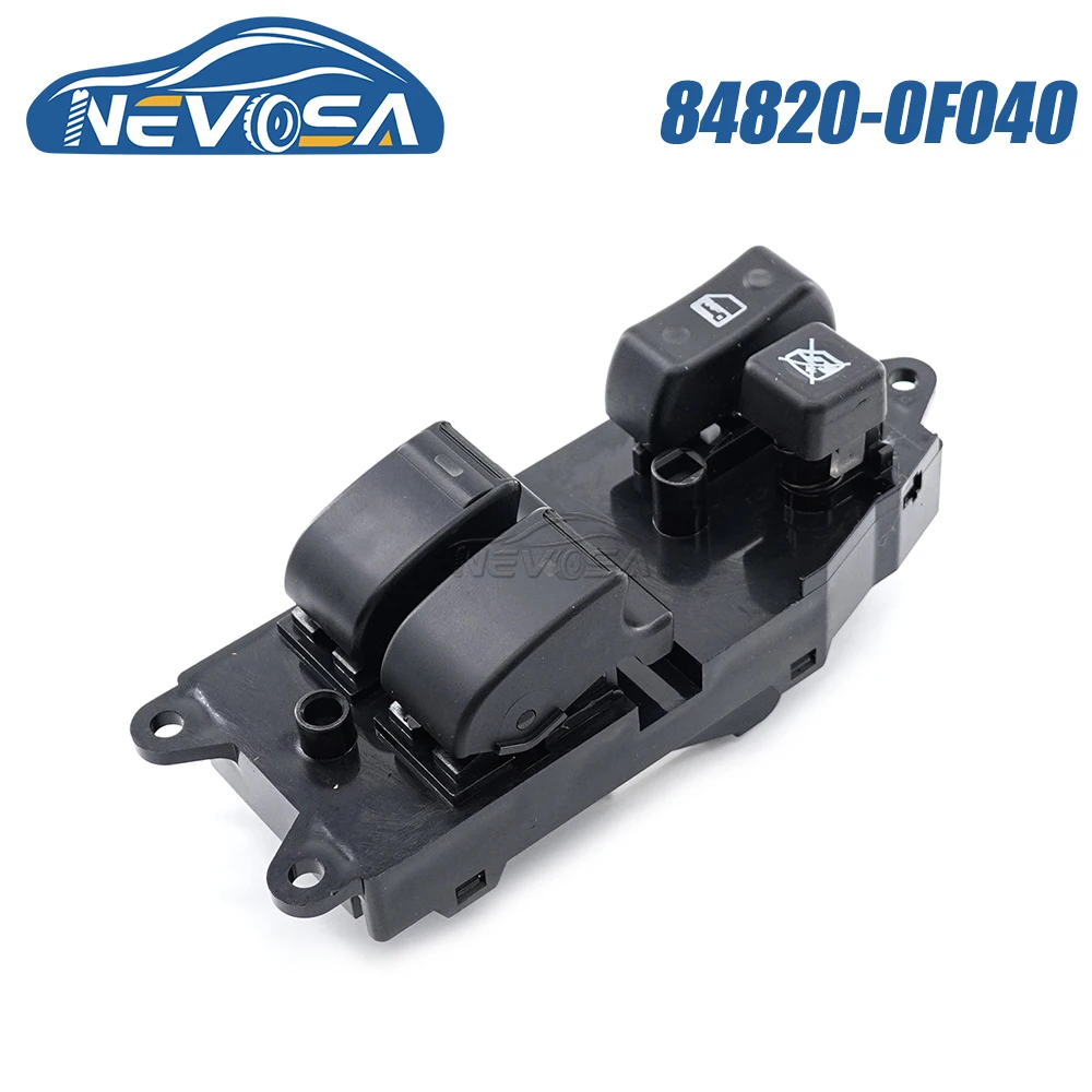 

NEVOSA 84820-0F040 For Toyota Corolla Verso 2002 2003 2004 2005 2006 2007 LH Front left Electric Window Lifter Switch 848200F040