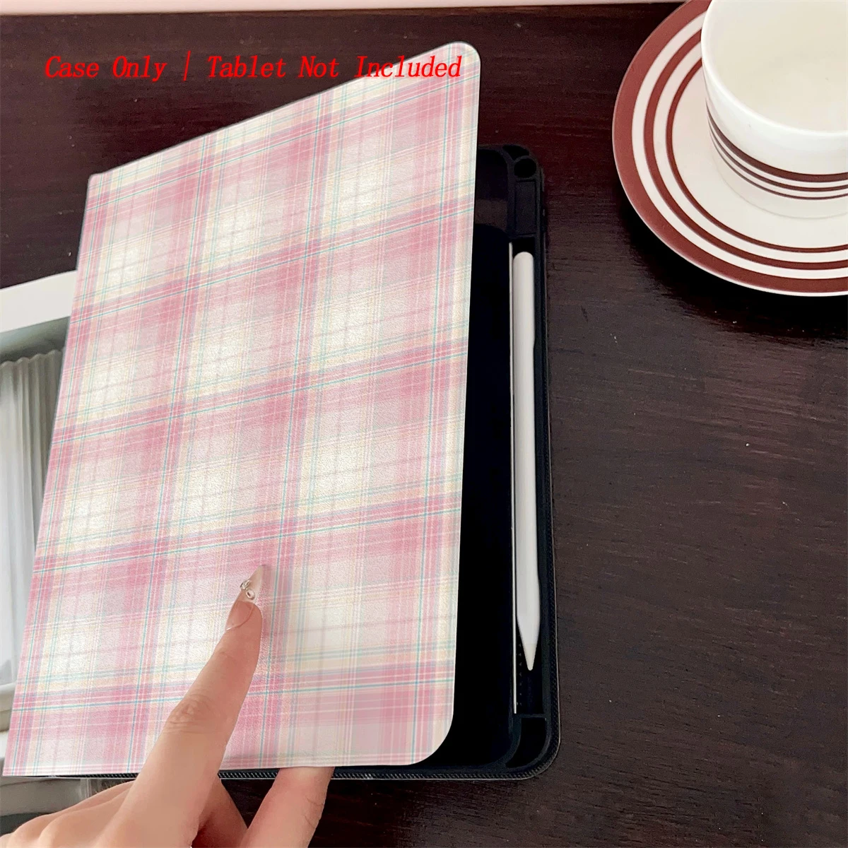 2025 Multicolor checkered print - A case suitable for multiple Apple tablets such as iPad/iPad pro/iPad air