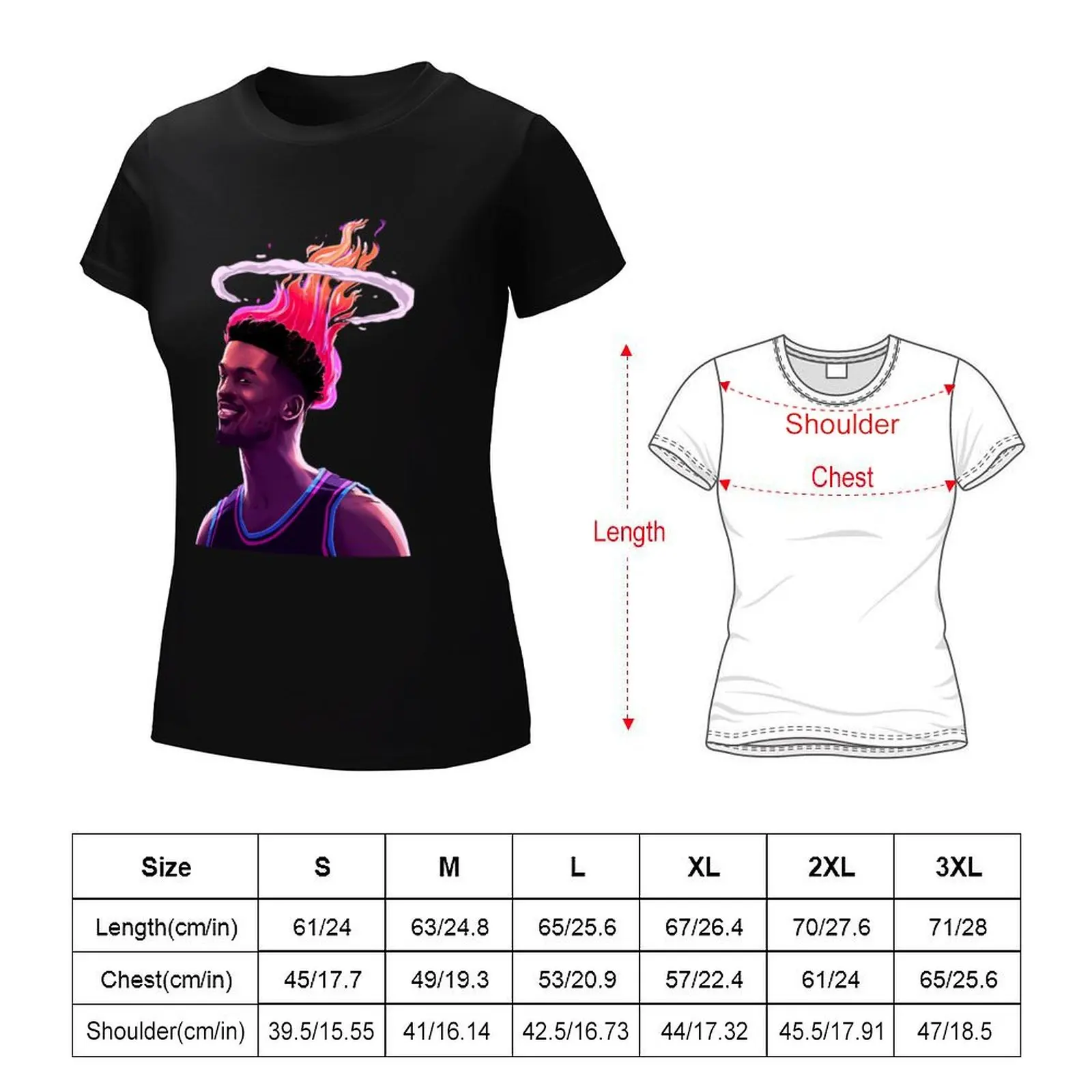 Jimmy Butler Basketball T-shirt oversized kawaii clothes Female clothing t shirts for Women graphic