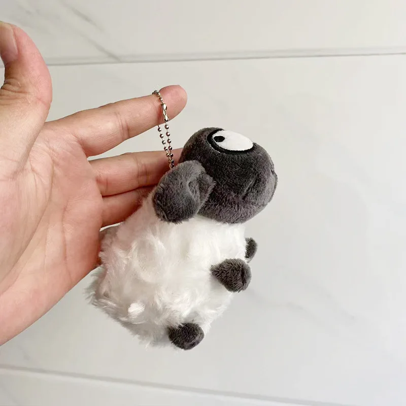 Stuffed Animals Plush Sheep Plush Toy Backpack Pendant Girl Heart Super Cute Keychain Exquisite Soft Brithday Gift for Friend