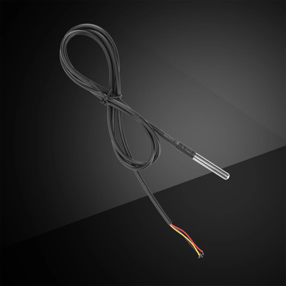 DS18B20 Modulo cavo sensore di temperatura digitale Sonda sensore di temperatura in acciaio inossidabile Risoluzione regolabile impermeabile
