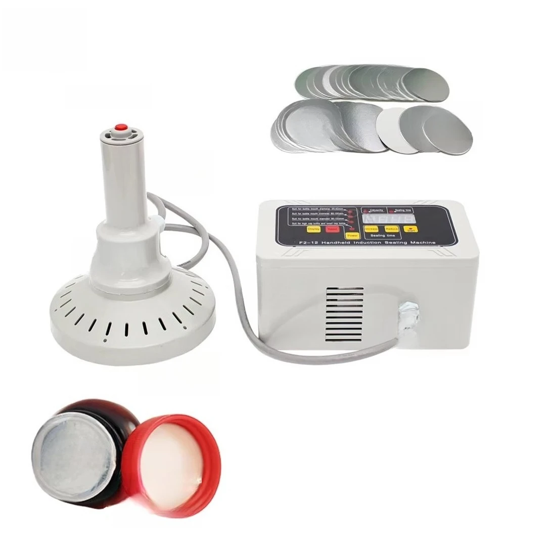 HZPK semi-automatic magnetic aluminum hand-pressed plastic can bottle spice with lid sealing machine 20-120mm