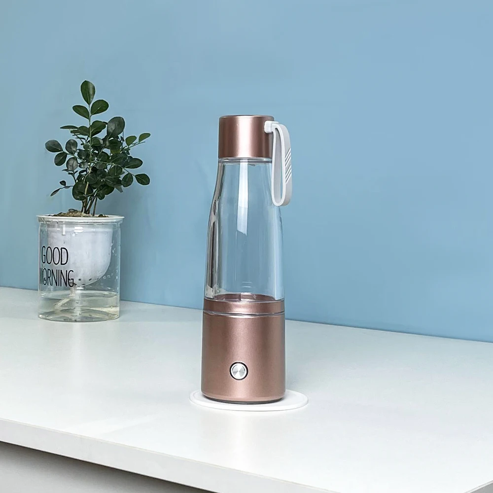 Bluevida Max 5000ppb Waterstof Water Generator Spe & Pem Dual Chamber Waterstof Water Fles Met Handvat-Grote Batterij Reizen stijl