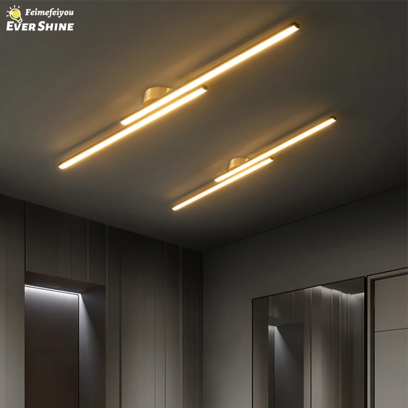 Lámpara de techo Led para sala de estar y dormitorio, accesorio moderno para decoración del hogar, iluminación Interior, lámpara de pared Nórdica