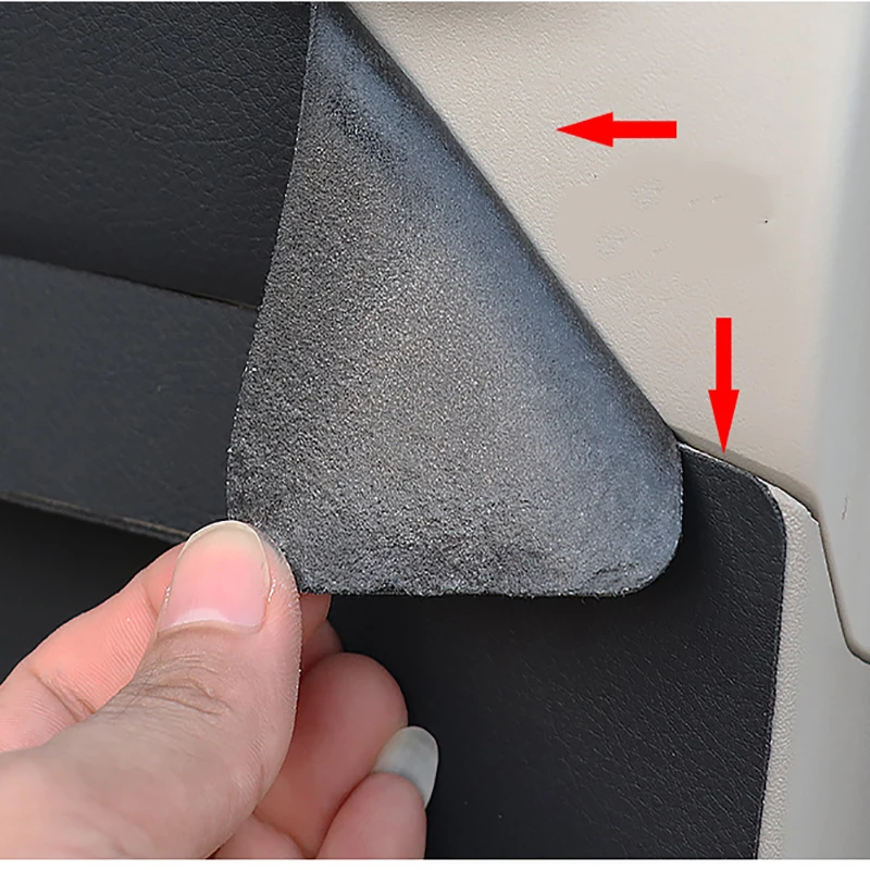 Tail Door Anti Kick Pad Leather Sticker For Mitsubishi Pajero V97 V93 V87 Rear Box Door Protective pad sticker Car Accessories