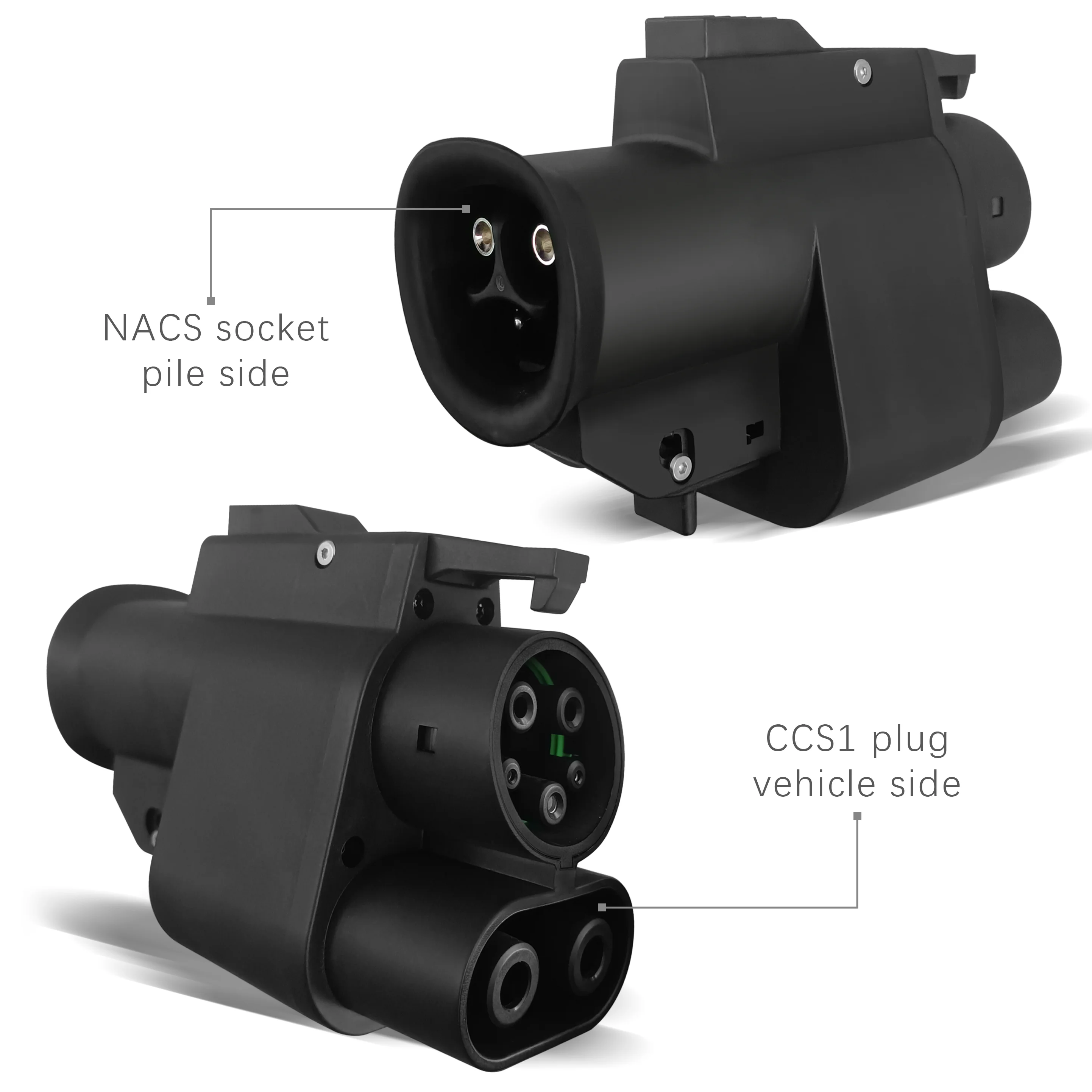 500A Combo NACS to CCS 1 DC EV Charger Adapter for EV Car CCS1 Fast Charging