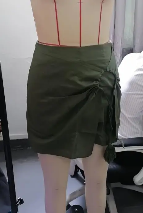 2026 Elegante Nieuwe Mode Casual Zomer Vrouwen Rokken Broek Strand Fringe Decoratie Asymmetrische Zoom Imitatie Linnen Shorts