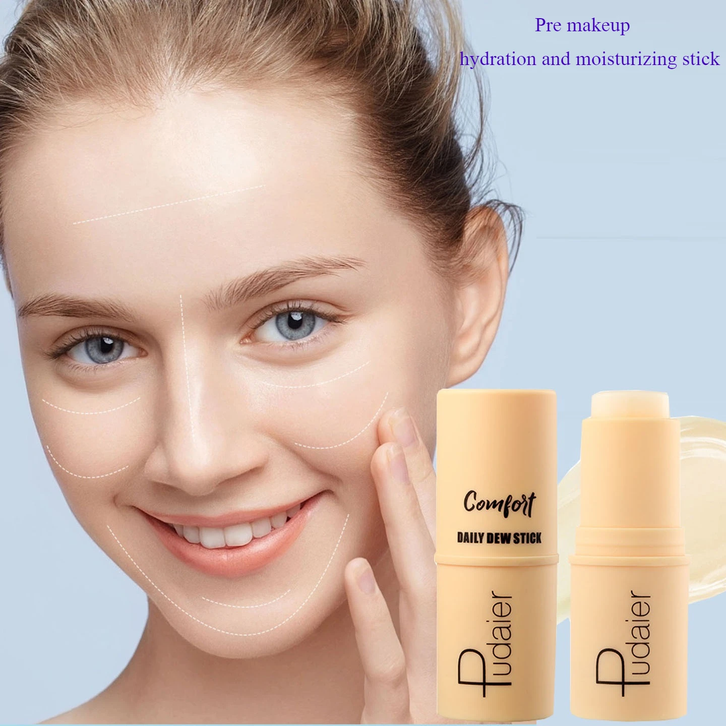 

Pre-makeup moisturizing stick Apply solid moisturizing and repairing, brightening skin tone, moisturizing stick