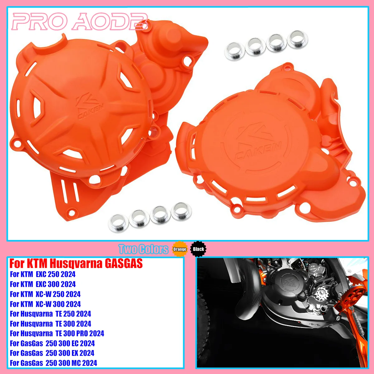 

Motorcycle Clutch Cover Ignition Protector Guard For KTM EXC250 EXC300 XCW250 XCW300 For Husqvarna TE250 TE300 PRO 2T 250 300