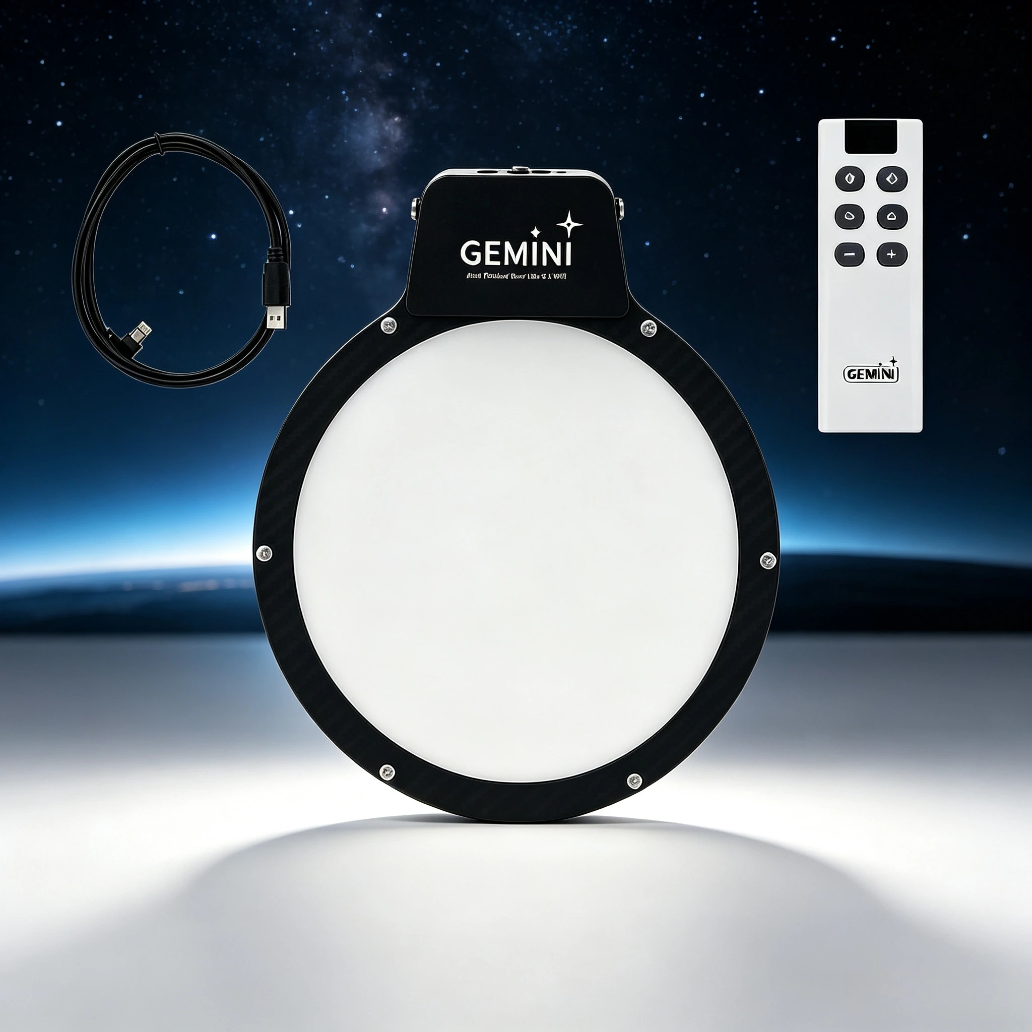Gemini Flat Field Panel Ultra Bright LED Calibration Board Astrophotography Luminous Plate Compatible with ASCOM NINA Software