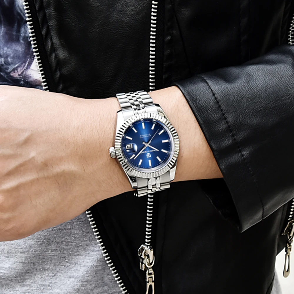 2025 New PAGANI DESIGN Diving Men's Watches Luxury NH35 Automatic Watch For Man Mechanical Wristwatch Sapphire Mirror Waterproof - Image 3