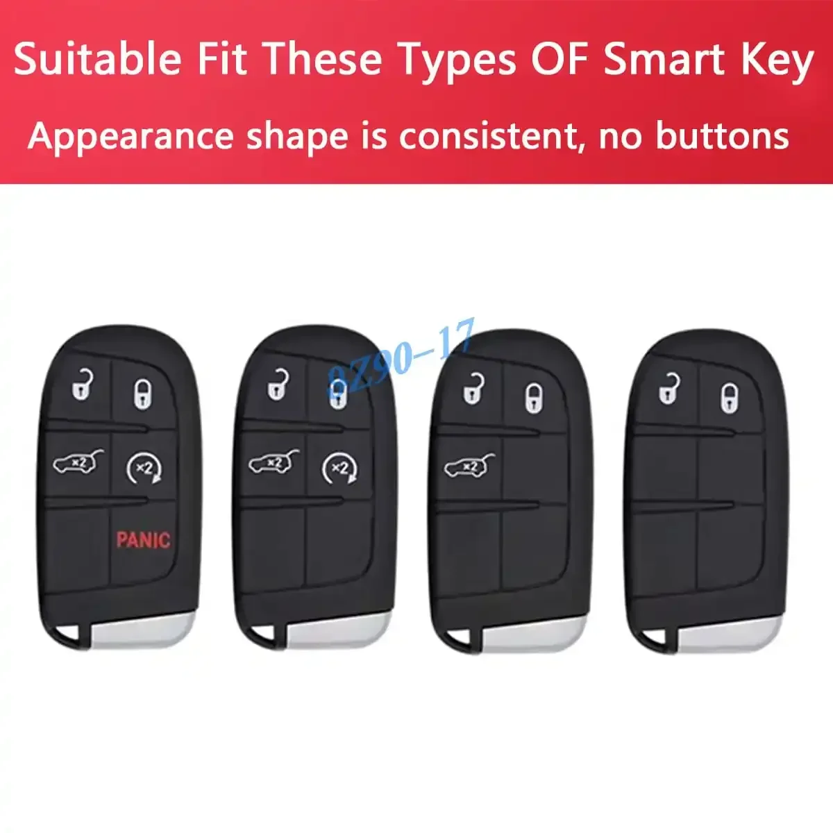For Jeep Grand Cherokee WK2 KL Wrangler JK Renegade Commander Compass Accessories Transparent Black Key Fob Case Cover Keychain
