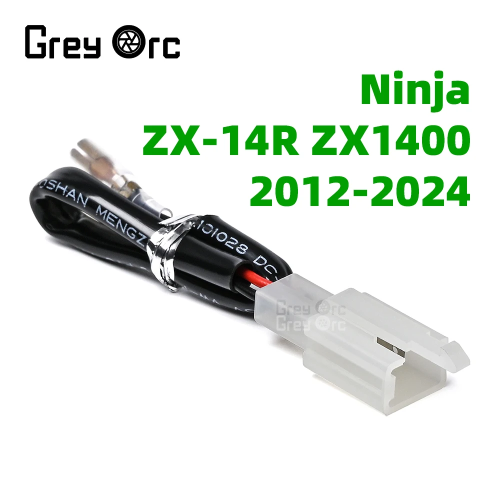 License Plate Light Cable Plug Connector For Kawasaki Ninja 125 250 400 500 600 ZX-10R ZX-6R ZX-4R Z125 Z250 Z400 Z500 Z650