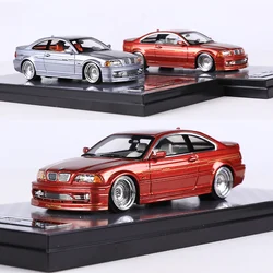 YM MODEL 1:64 E46 M3 Limited Edition 249 Resin Car Model Black Kids Toys Hobby Gifts Collection Ornament Display