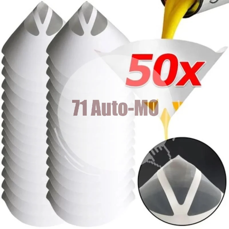 Disposable Paint Filter Strainer 50/100Pcs Fine Mesh Nylon Filter Paper for Art Painting Furniture Refinishing Use