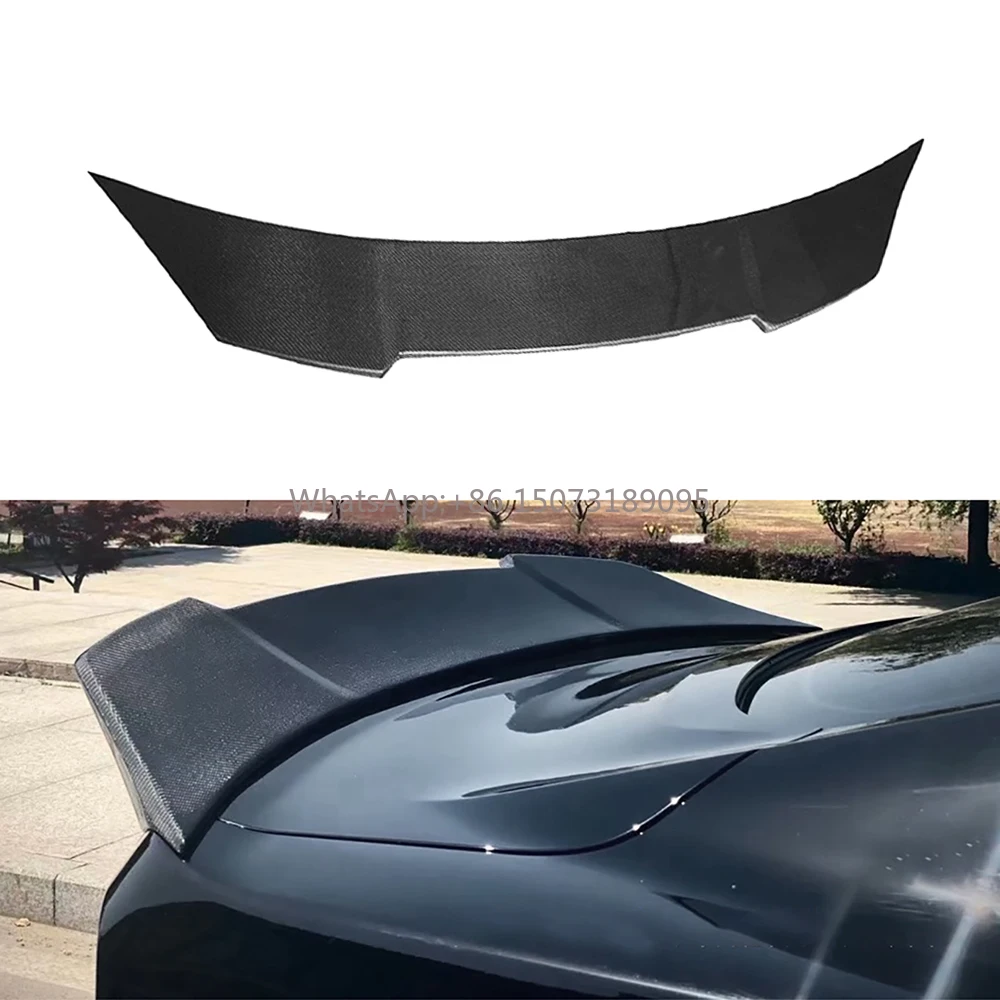 

2015-2022 Ford Mustang Carbon Fiber Small Rear Spoiler Wing Vehicle Carbon Fiber Car Spoilers