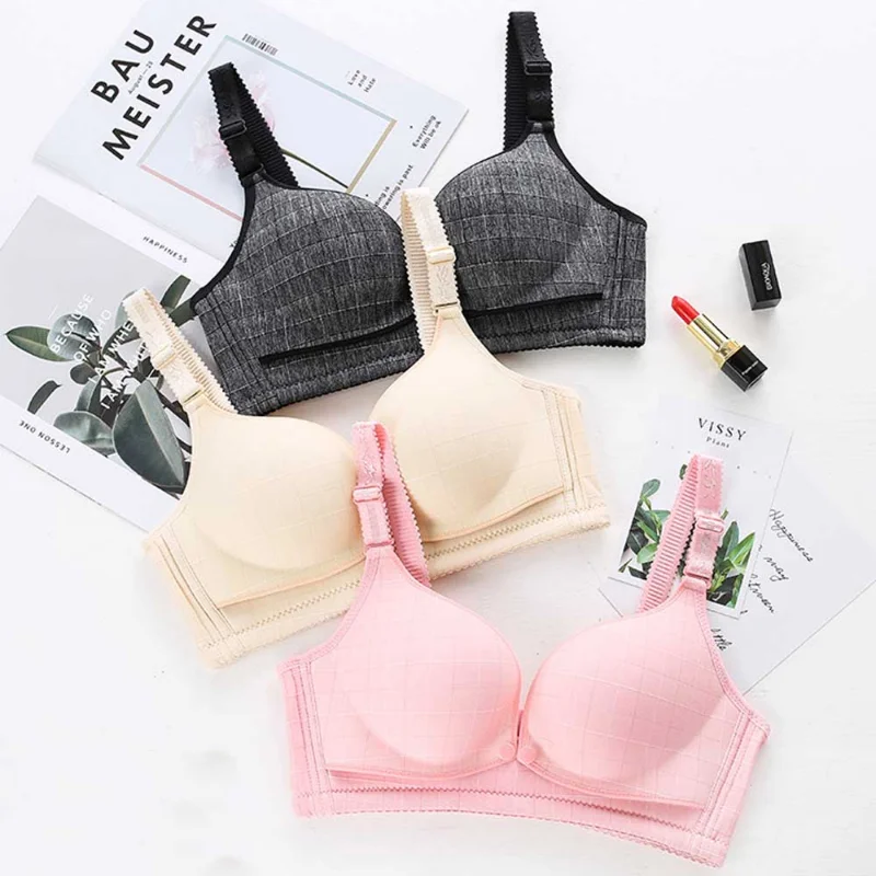 Women Pregnancy Nursing Bra Push Up Breast Feeding Maternity Bras Clothes for Pregnant Lady Solid Color Breastfeeding Underwear