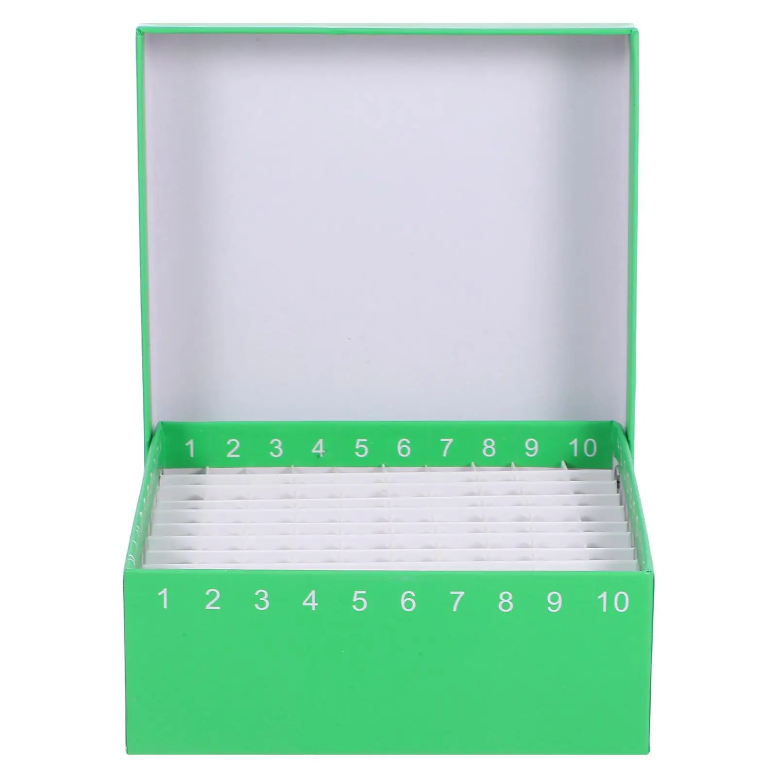 100 Well Waterproof Fliptop Cell Freezing Box Microtube Storage Cryobox Test Tube Paper Freezer Lab Container For