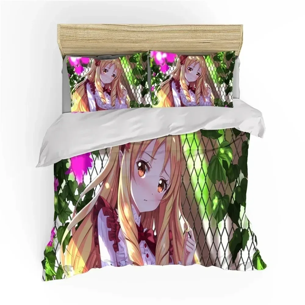Fashion Japan Anime Cartoon Bedding Set Bedroom Soft Modern Bedspreads Comefortable Kids Duvet Cover Quilt Cover And Pillowcase