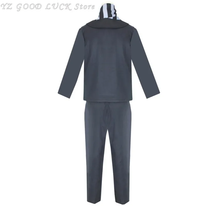 Film GRU costume cosplay papà Gru maschere maschera cospaly per uomo cappotto pantaloni Sciarpa travestimento festa fantasy abiti Halloween dress-up