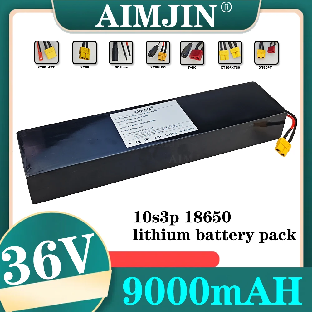 

36V 18650 Battery Pack Scooter For Kugoo S2 / S3 / S4 9000mAh Battery Pack Electric Scooter BMS Board