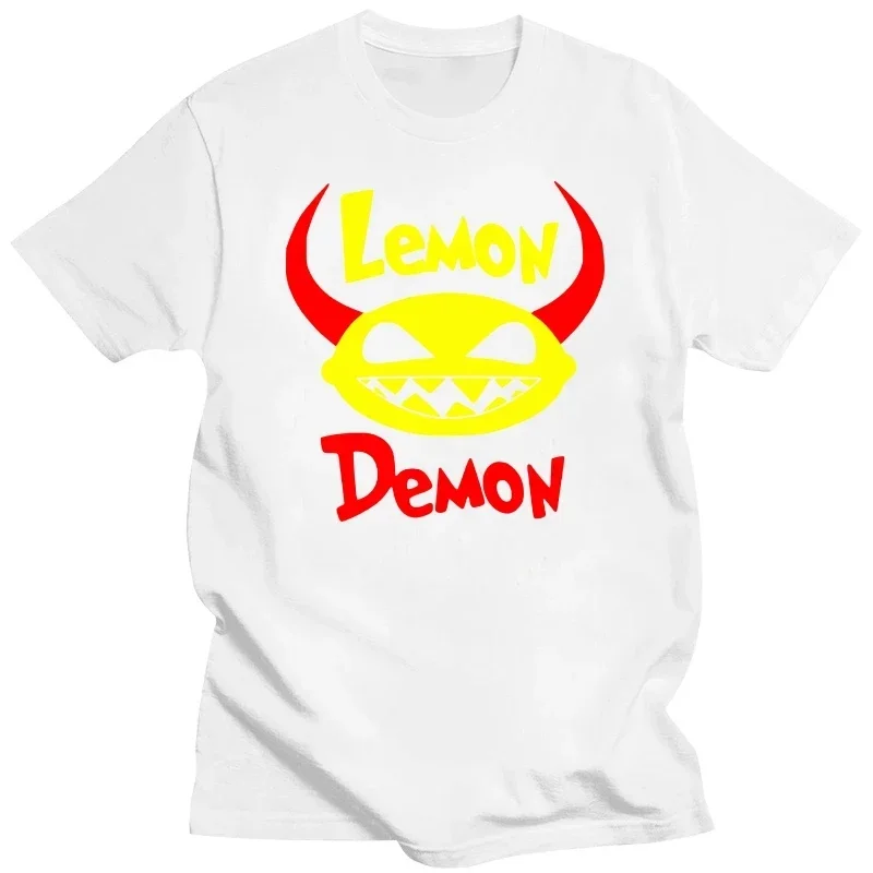 Vintage Lemon Demon Print T-shirt Streetwear Summer short sleeved comfortable casual top for both men mens designer clothes 2024