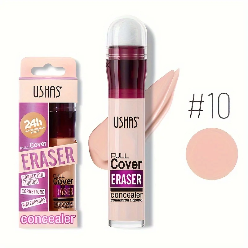 Nieuwe Spons Head Concealer voor Donkere Kringen Sproeten Acne Pigmentatie en Vlekken Langdurige Hydraterende Vloeibare Foundation