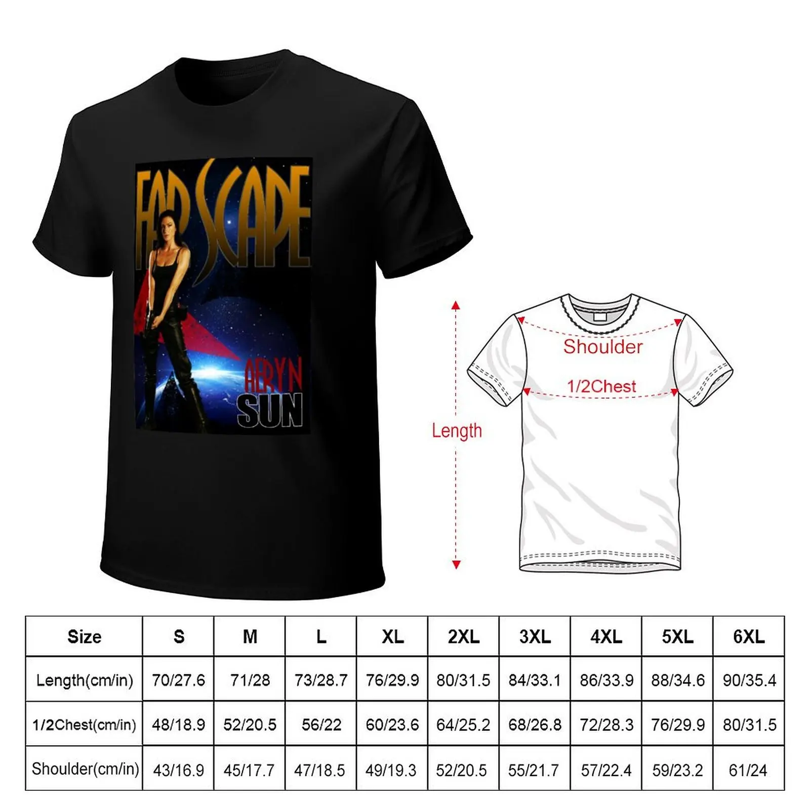 Peacekeeper Aeryn Sun T-Shirt Big Size Daily Wear T-Shirt