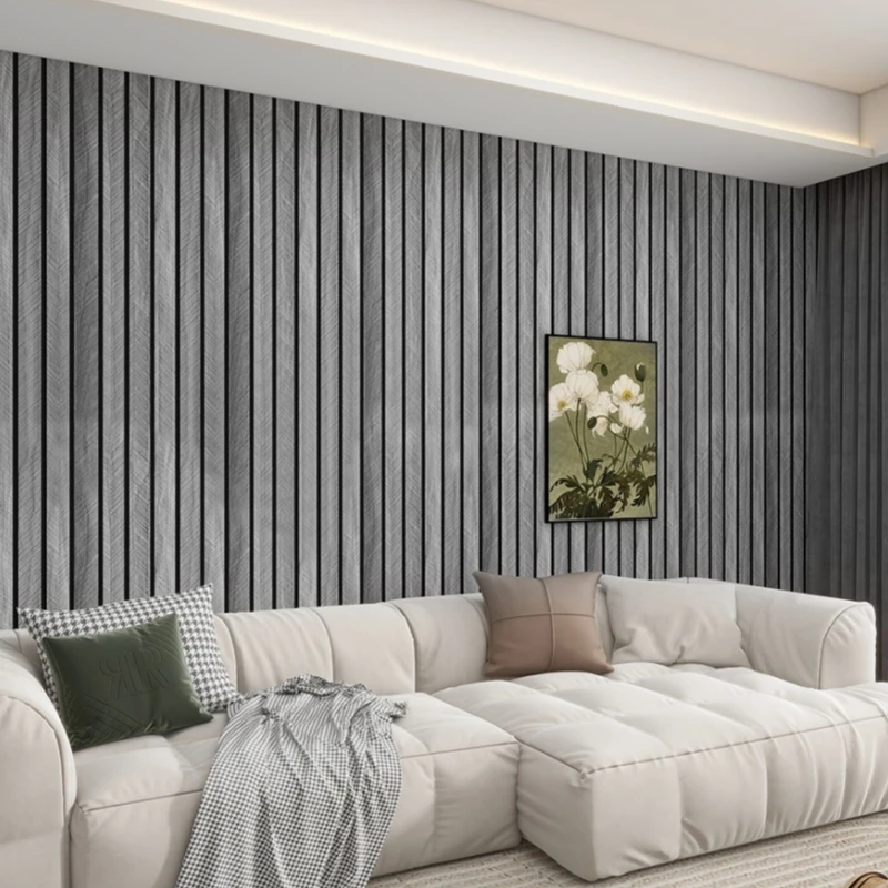 Foam Grille Wall Stickers Background Wall Decoration Wallpapers Thick XPE Wood Grain Peel and Stick Wallpaper Home Renovation